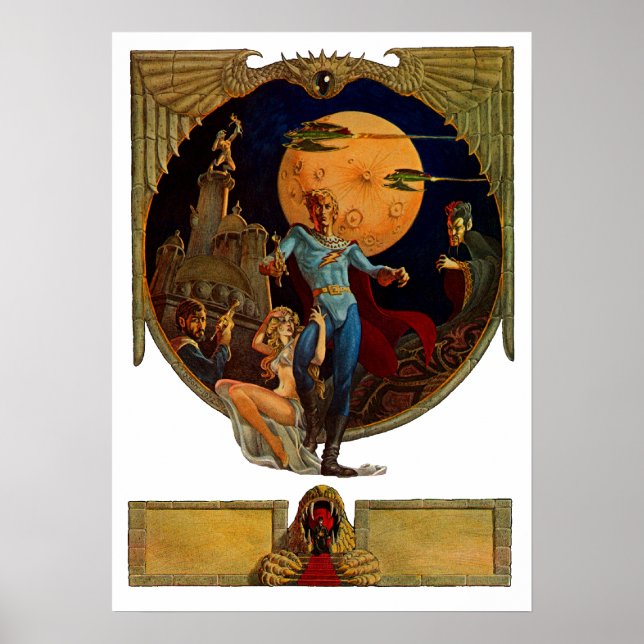 Sci-Fi Hero Movie Poster (Vorne)