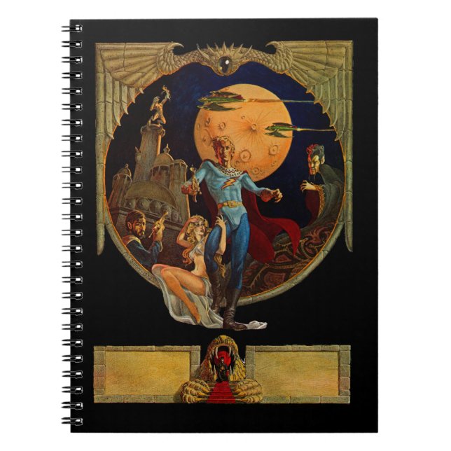 Sci-Fi Hero Notizblock (Vorderseite)