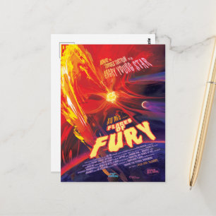 Sci-Fi Horror Film und Werbung, Fury-Fackeln Postkarte