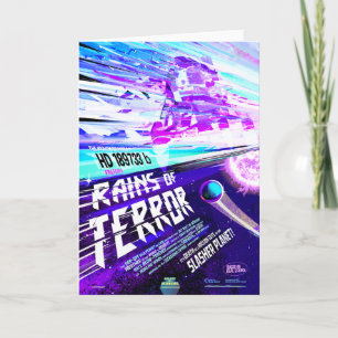 Sci-Fi Horror Film und Werbung, Terroranschläge Karte