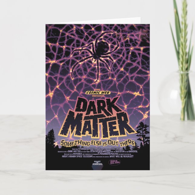 Sci-Fi Horror Movie Ad, Dark Matter Karte (Vorderseite)