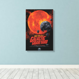 Sci-Fi Horror Movie Ad, Galactic Graveyard Leinwanddruck