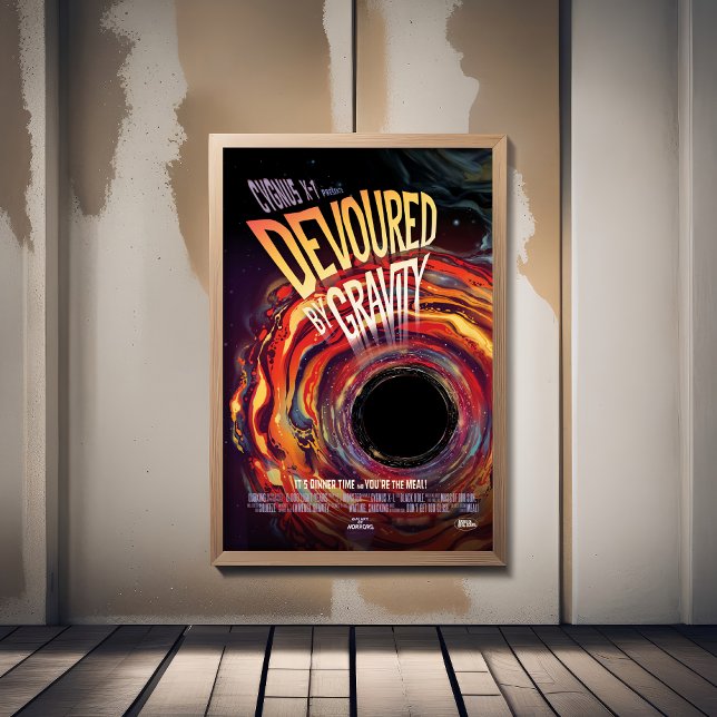 Sci-Fi Horror Movie Ad, gravity Fotodruck (Von Creator hochgeladen)