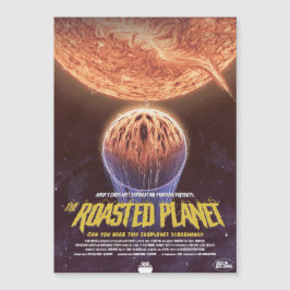 Sci-Fi Horror Movie Ad, The Roasted Planet Magneteinladung