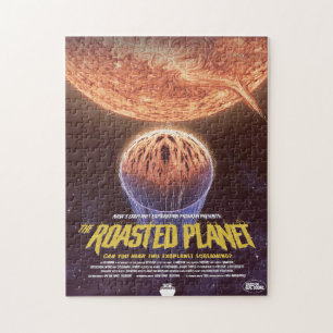 Sci-Fi Horror Movie Ad, The Roasted Planet Puzzle