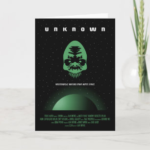 Sci-Fi Horror Movie Ad, unbekannt Karte