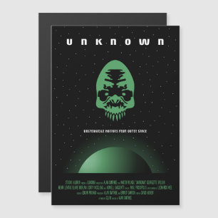 Sci-Fi Horror Movie Ad, unbekannt Magneteinladung