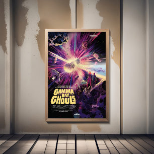Sci-Fi-Horrorfilm-Werbung, Gamma Ray Ghouls Fotodruck