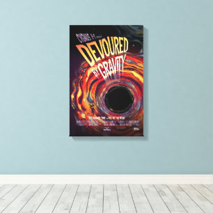Sci-Fi-Horrorfilm-Werbung, Von der Schwerkraft ver Leinwanddruck
