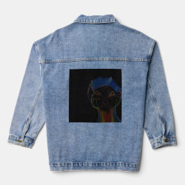 Sci-fi Hybrid Denim Jacket Jeansjacke