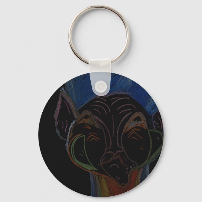 Sci-fi Hybrid Keychain Schlüsselanhänger (Rückseite)