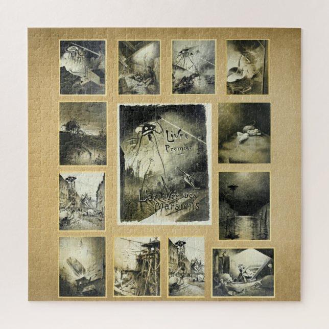 Sci-Fi-Krieg der Welten Puzzle (Vertikal)