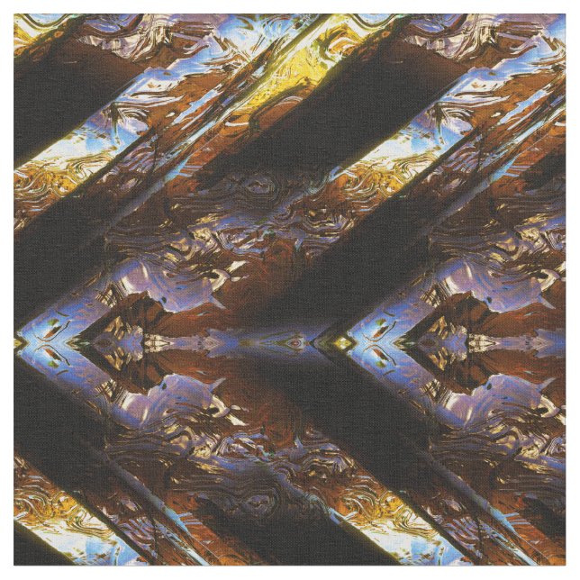Sci-Fi Metal Art 2-3 Maßgeschneidertes Gewebe Stoff (Nahaufnahme)