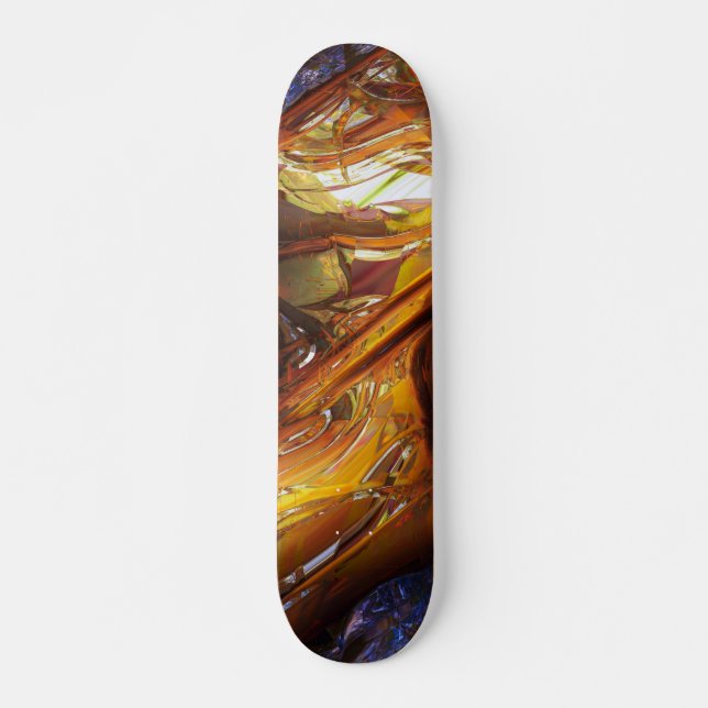 Sci-Fi Metal Art 2-4a Skateboard (Vorne)