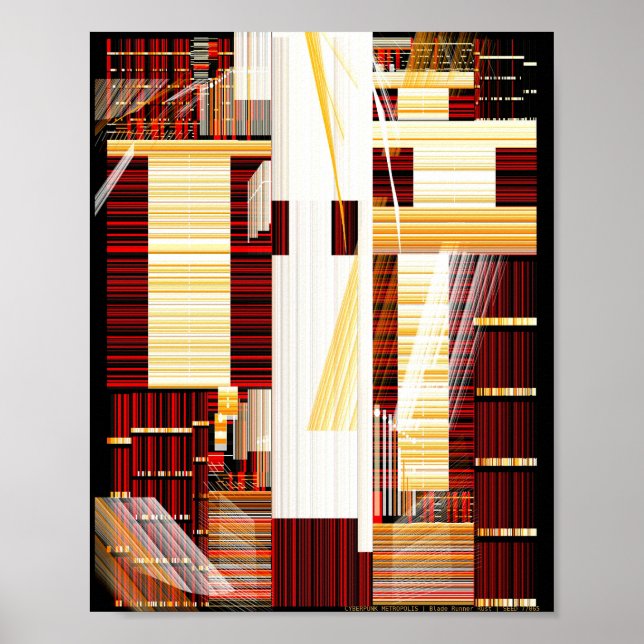 Sci-fi Neo Metropolis  Poster (Vorne)