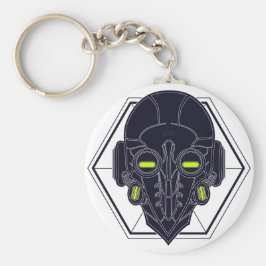 Sci Fi Plague Mask Schlüsselanhänger