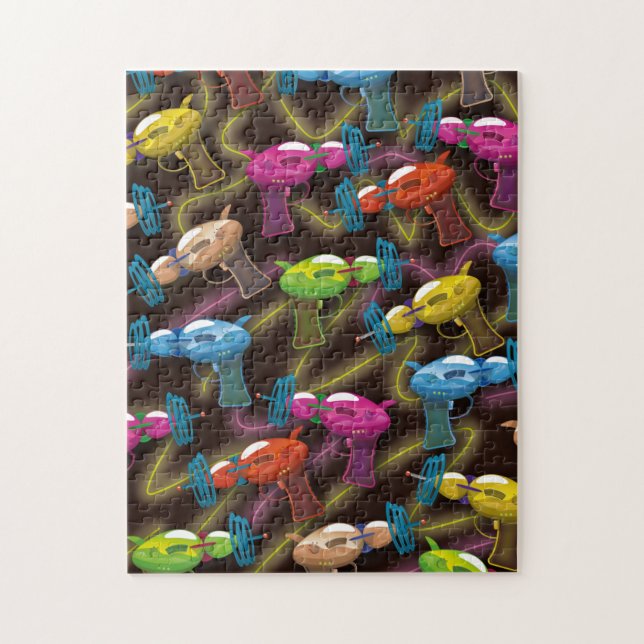 Sci-Fi-Ray-Kanonen Puzzle (Vertikal)