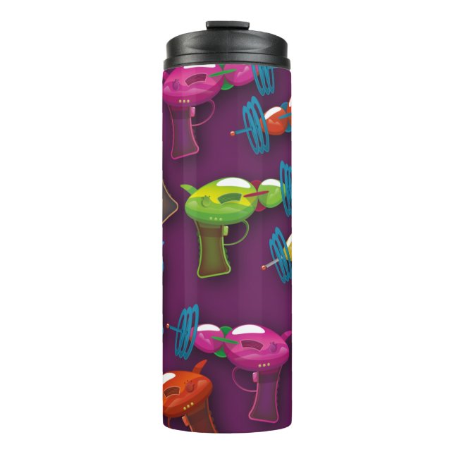 Sci-Fi-Ray-Kanonen Thermosbecher (Vorderseite)
