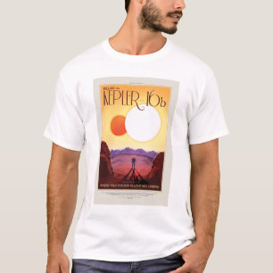 Sci-Fi-Reise-Werbung, Planet Kepler-16b T-Shirt