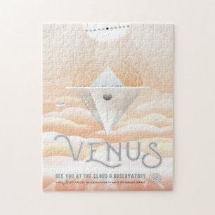 Sci-Fi Reise-Werbung, Planet Venus Puzzle
