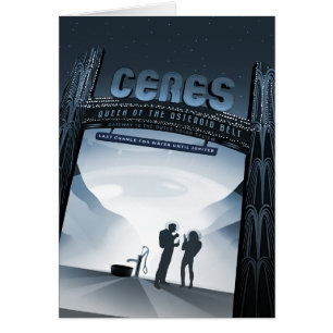 Sci-Fi-Reise-Werbung, Zwergplanet Ceres