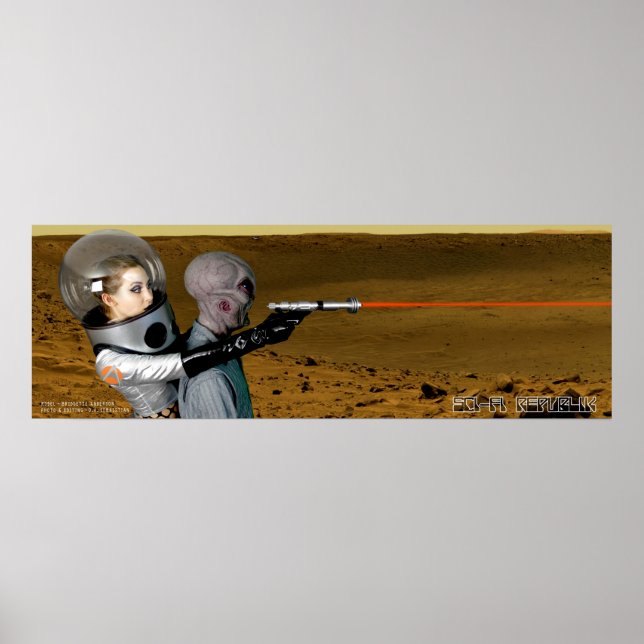 Sci-Fi Republik Laser Blast Poster (Vorne)