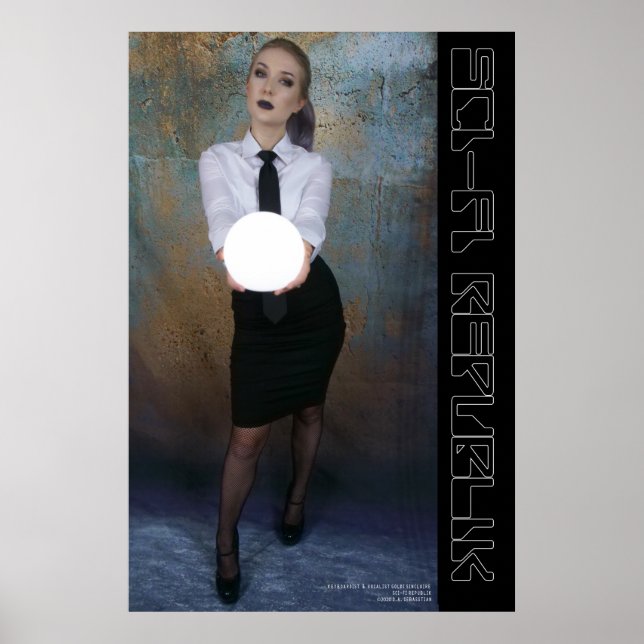 Sci-Fi Republik NASA Orb Poster (Vorne)