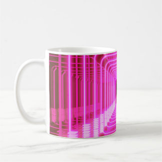 Sci-Fi Retro 3D: Pop Art Illustration Kaffeetasse