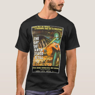Sci Fi Roboter Halloween Earth Invasion Science Fi T-Shirt