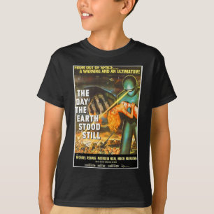 Sci Fi Roboter Halloween Earth Invasion Science Fi T-Shirt