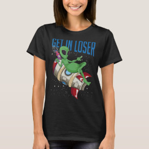 Sci Fi Rocket Extraterrestristristrial in Loser Al T-Shirt