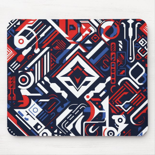 Sci-Fi-Schnittmuster Mousepad (Vorne)