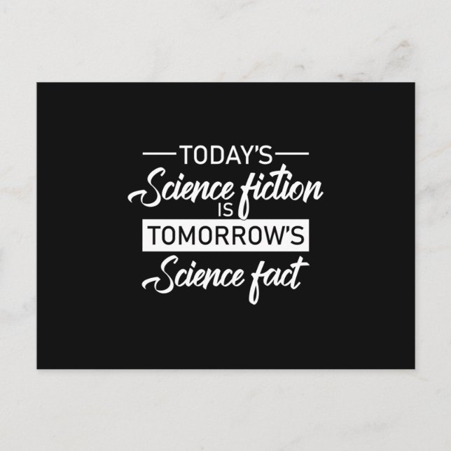 Sci-Fi Science Fiction Space Ufo Alien Funny Gift Postkarte (Vorderseite)