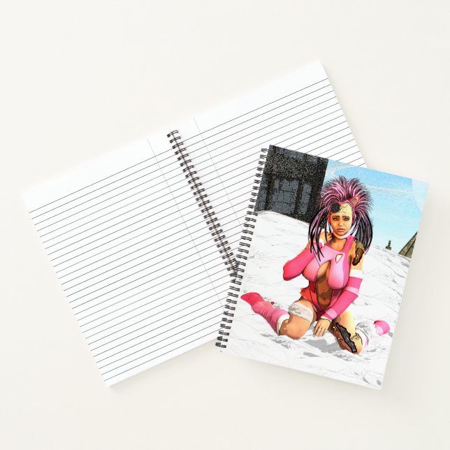 Sci Fi Snow Punk Notizbuch (Innenseite)