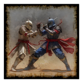 Sci Fi Sparring Adversals Poster