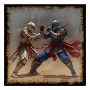 Sci Fi Sparring Adversals Poster