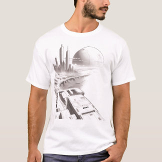 Sci-Fi-T - Shirt, der durch das Universum 01 D füh T-Shirt