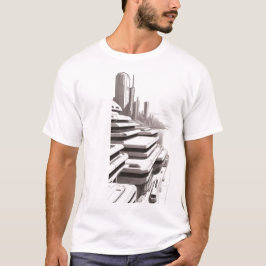 Sci-Fi-T - Shirt durch das Universum 01 F, Front