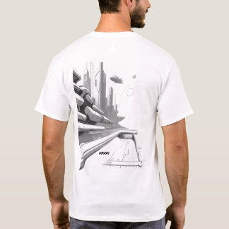 Sci-Fi-T - Shirt durch das Universum 01 J Zurück