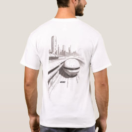 Sci-Fi-T - Shirt durch das Universum 02 F zurück