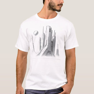 Sci-Fi-T - Shirt durch das Universum 03 C an der V