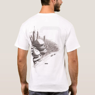 Sci-Fi-T - Shirt durch das Universum 03 D zurück
