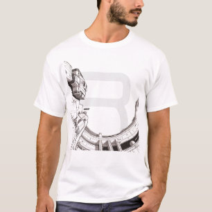 Sci-Fi-T - Shirt durch das Universum 03 G Front