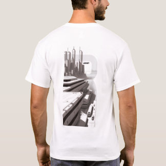 Sci-Fi-T - Shirt durch das Universum 03 H zurück