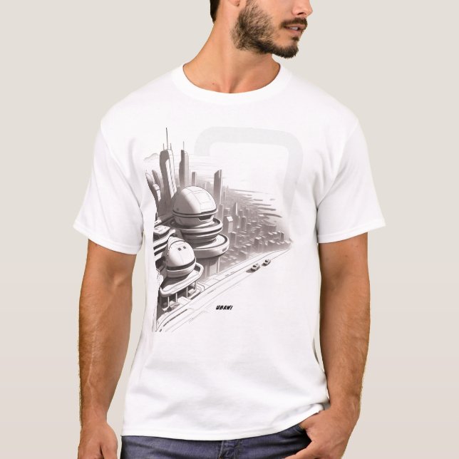 Sci-Fi-T - Shirt durch die Universe 03 D-Front (Vorderseite)