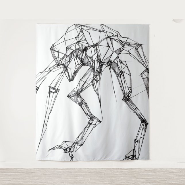 Sci-Fi-Tapestry Wandteppich (Vorderseite)