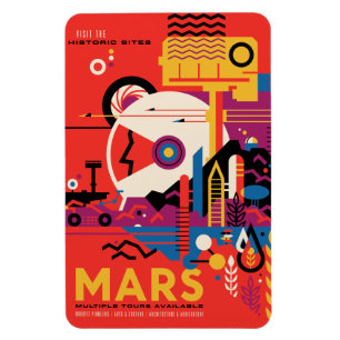 Sci-Fi Travel Ad, Mars Magnet