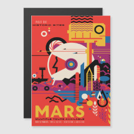 Sci-Fi Travel Ad, Mars Magneteinladung