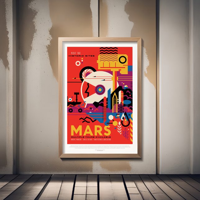 Sci-Fi Travel Ad, Mars Poster (Von Creator hochgeladen)