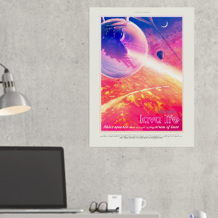 Sci-Fi Travel Ad, Planet 55 Cancri e Foliendrucke